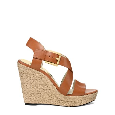 michael kors giovanna leather wedge|Best 25+ Deals for Michael Kors Giovanna Wedge Sandal.